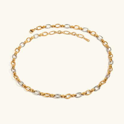 [Gaonasi]Addison Two Tone Gold Necklace