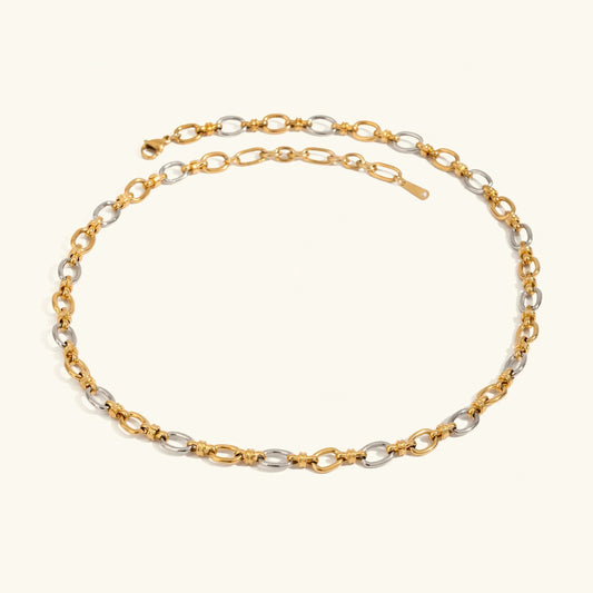 [Gaonasi]Addison Two Tone Gold Necklace