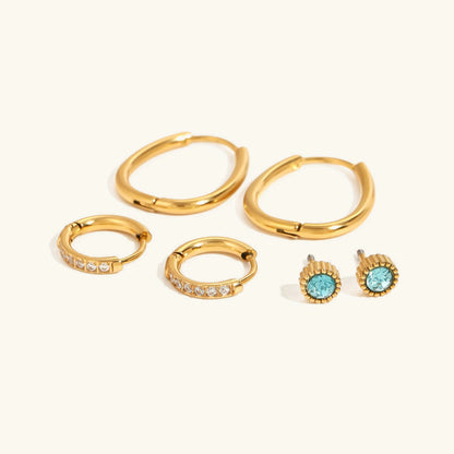 [Gaonasi]Kylie Diamond Earring Bundle