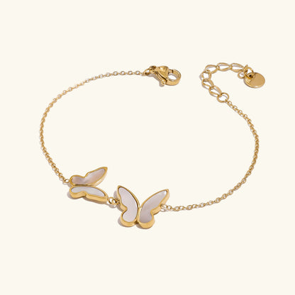 [Gaonasi]Blaire Butterfly Pearl Bracelet