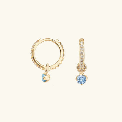 [Gaonasi]Blake Reversible Diamond Hoops