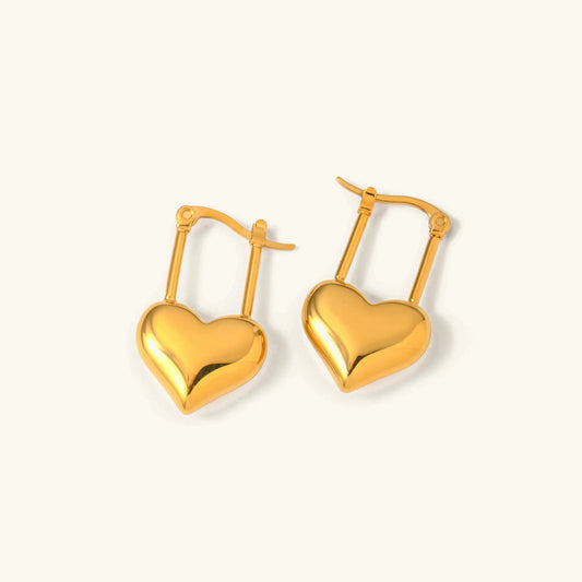 [Gaonasi]Jessamine Heart Earrings