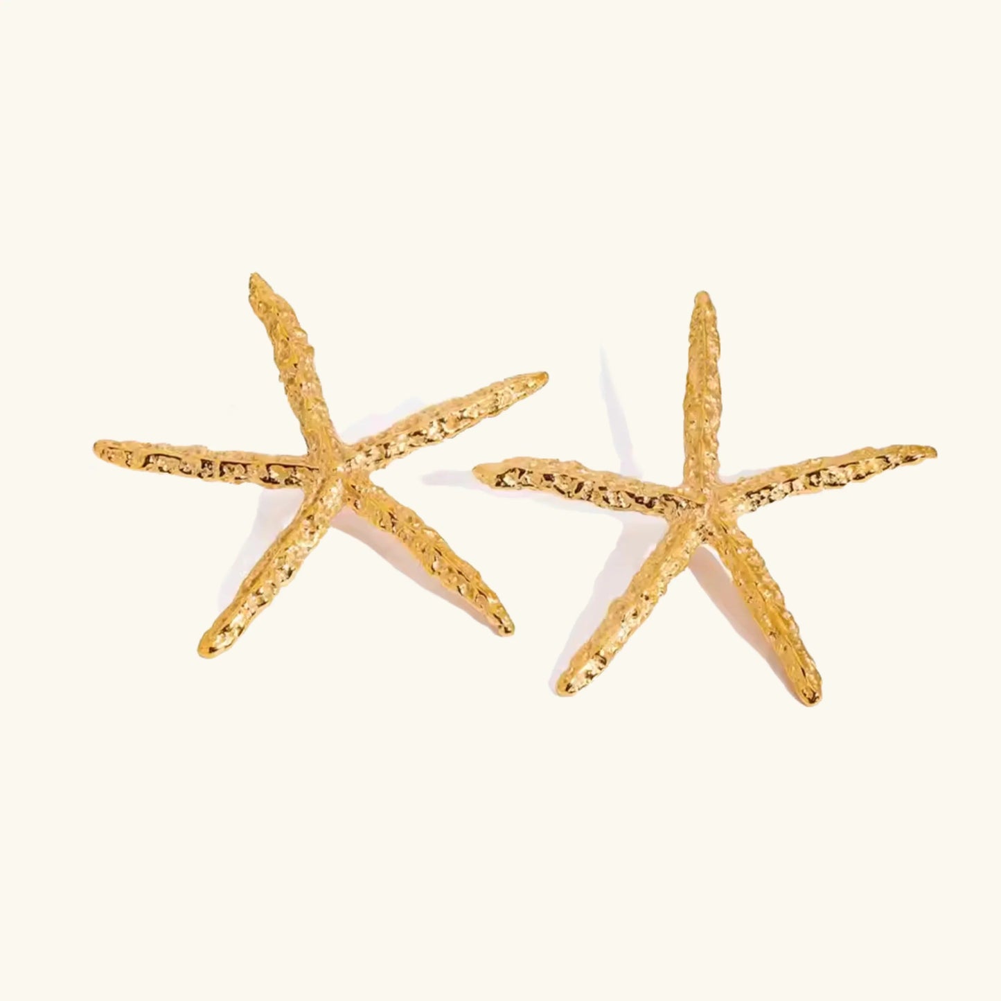 [Gaonasi]Claudia Gold Starfish Earrings