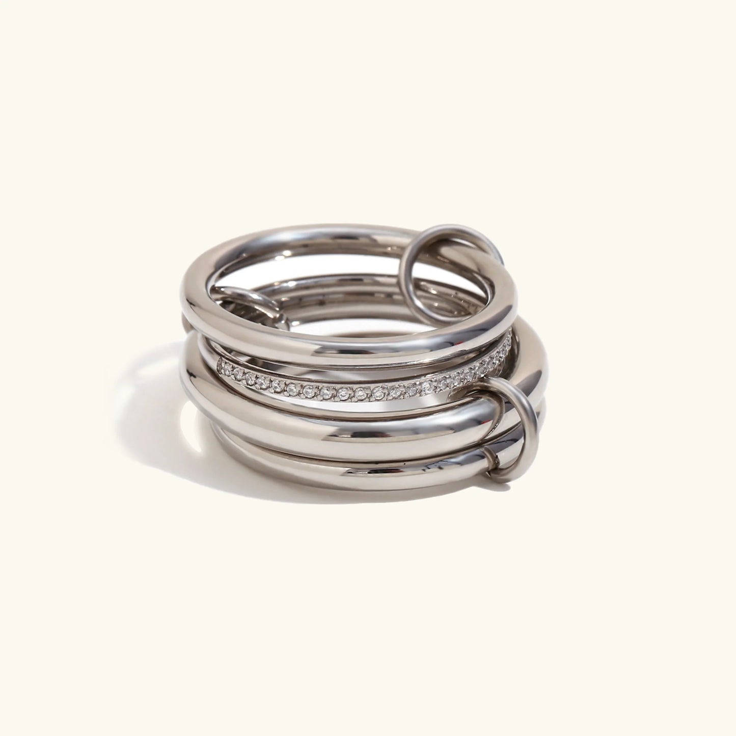 [Gaonasi]Emmanuelle Diamond Ring Stack