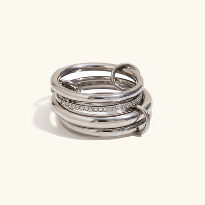 [Gaonasi]Emmanuelle Diamond Ring Stack