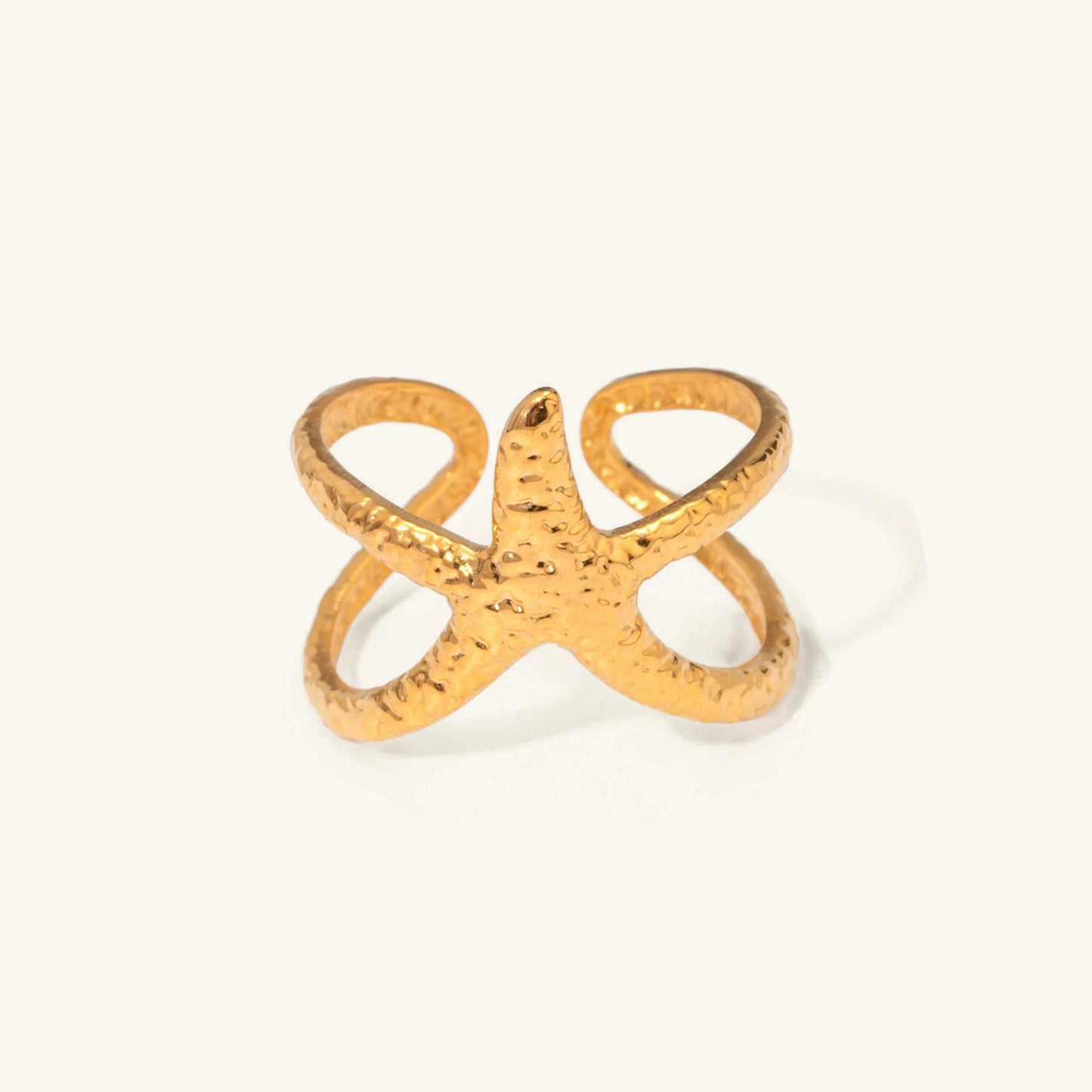 [Gaonasi]Aurelie Gold Starfish Ring