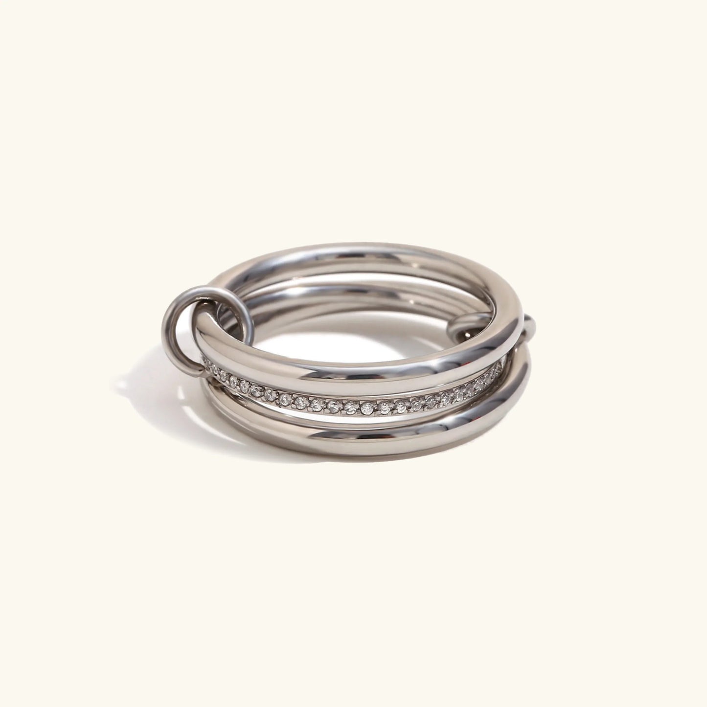 [Gaonasi]Evadne Diamond Ring Stack