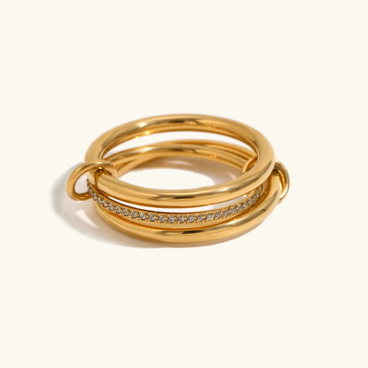 [Gaonasi]Dara Diamond Ring Stack