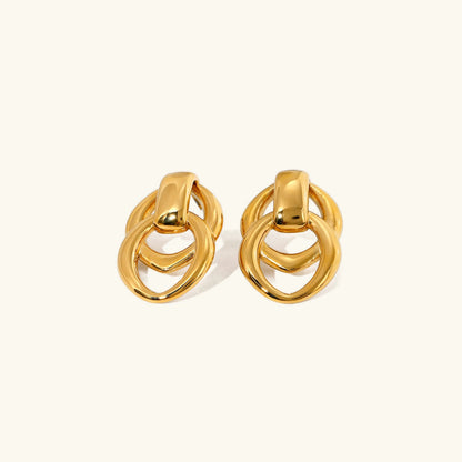 [Gaonasi]Zoey Gold Earrings