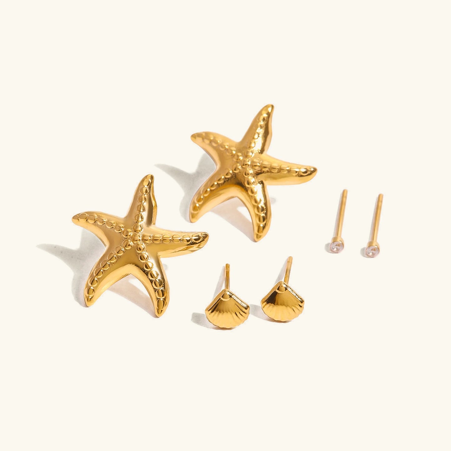 [Gaonasi]Arielle Ocean-Inspired Earring Bundle
