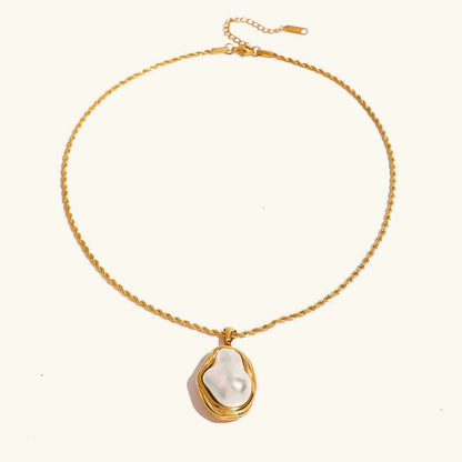 [Gaonasi]Carly Mother Of Pearl Pendant
