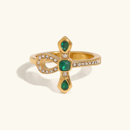 [Gaonasi]Joy Diamond Knot Gold Ring