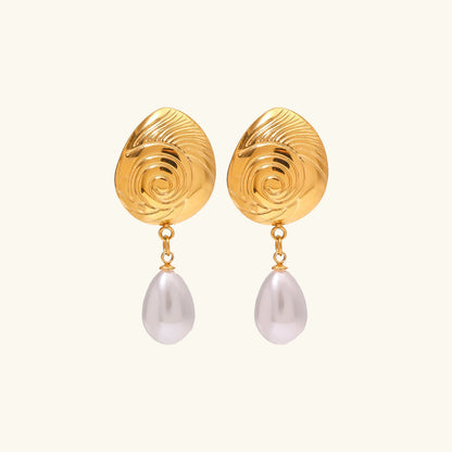 [Gaonasi]Eleonora Freshwater Pearl Earrings