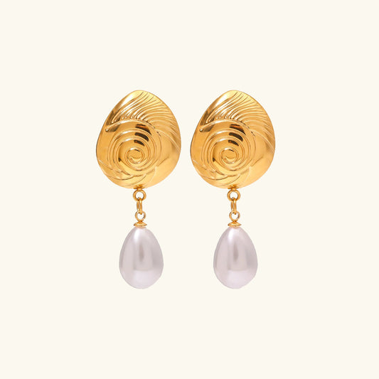 [Gaonasi]Eleonora Freshwater Pearl Earrings