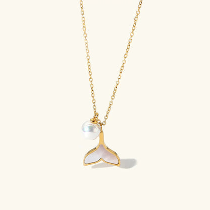 [Gaonasi]Mermaid Freshwater Pearl Necklace