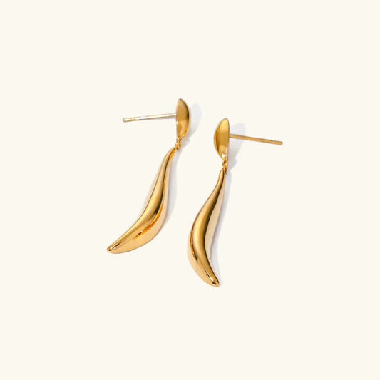 [Gaonasi]Aspen Gold Earrings