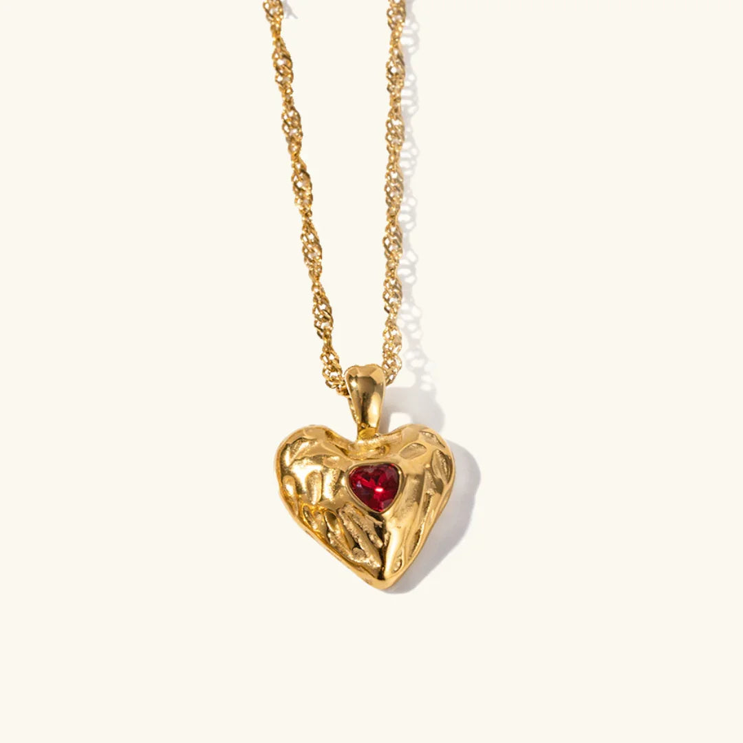 [Gaonasi]Vesper Gold Heart Necklace