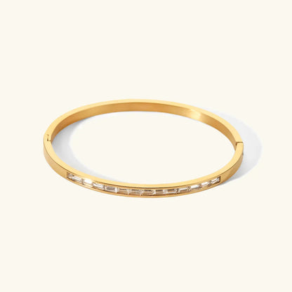 [Gaonasi]Grace Gold Diamond Bangle