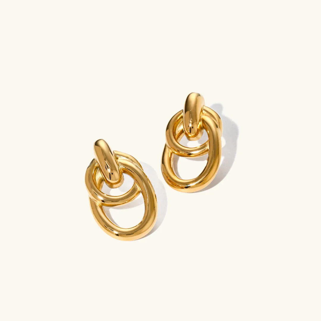 [Gaonasi]Amarelda Gold Earrings