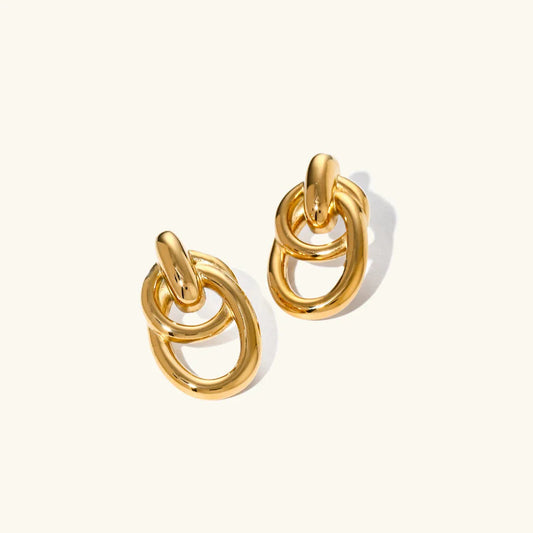 [Gaonasi]Amarelda Gold Earrings