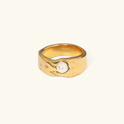 [Gaonasi]Cerulia Freshwater Pearl Ring