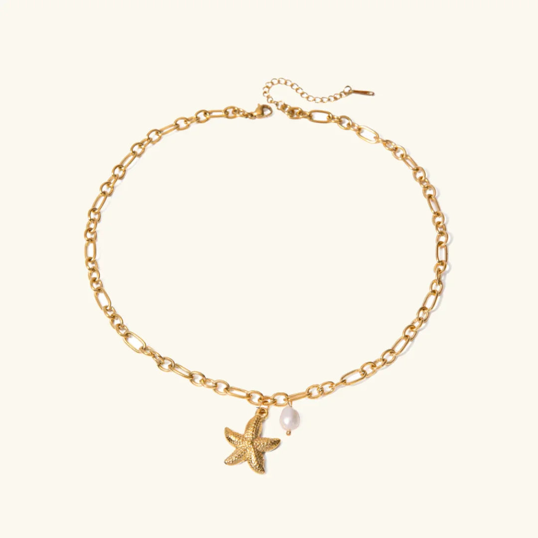 [Gaonasi]Lagoon Gold Necklace