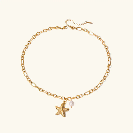 [Gaonasi]Lagoon Gold Necklace
