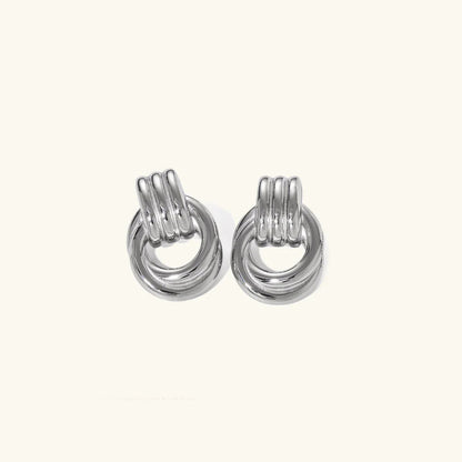 [Gaonasi]Luna Layered Hoop Earrings