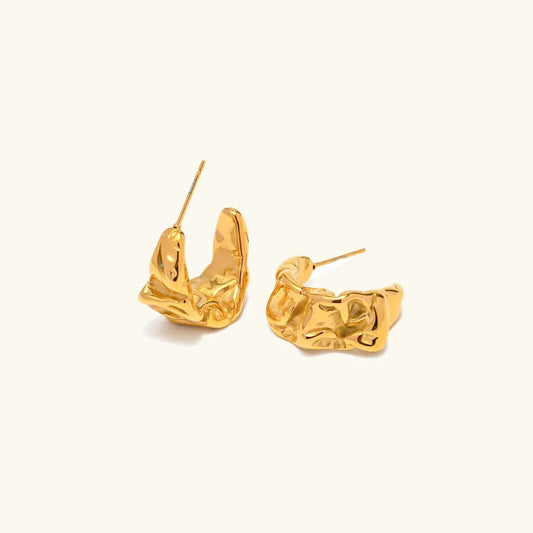 [Gaonasi]Ashley Gold Earrings