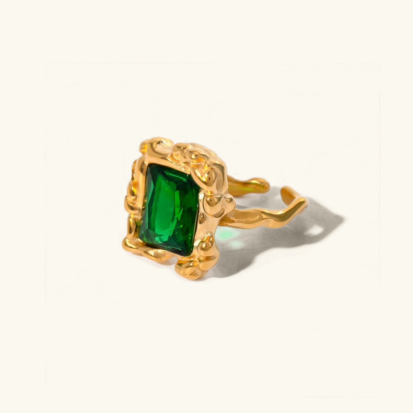 [Gaonasi]Priscilla Emerald Ring