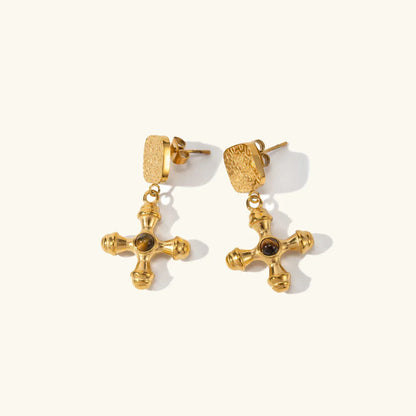 [Gaonasi]Della Gold Earrings