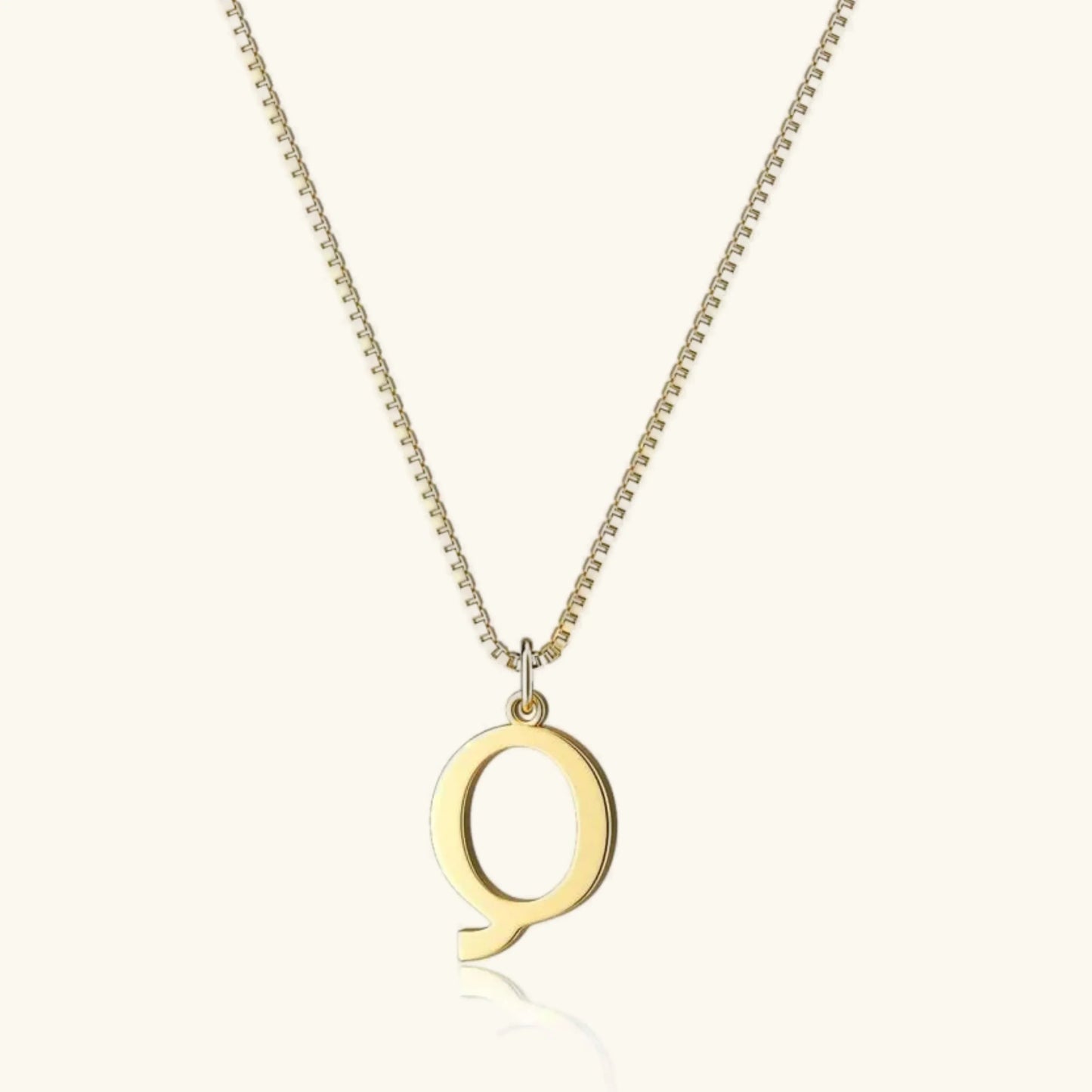 [Gaonasi]Therese Letter Initial Gold Necklace