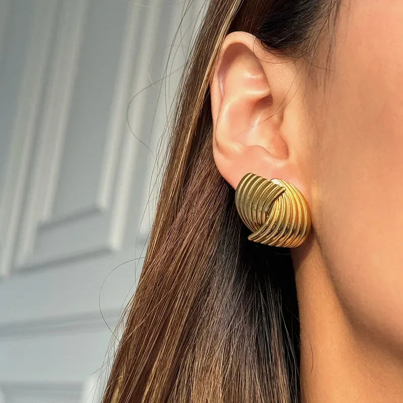 [Gaonasi]Sonia Gold Earrings