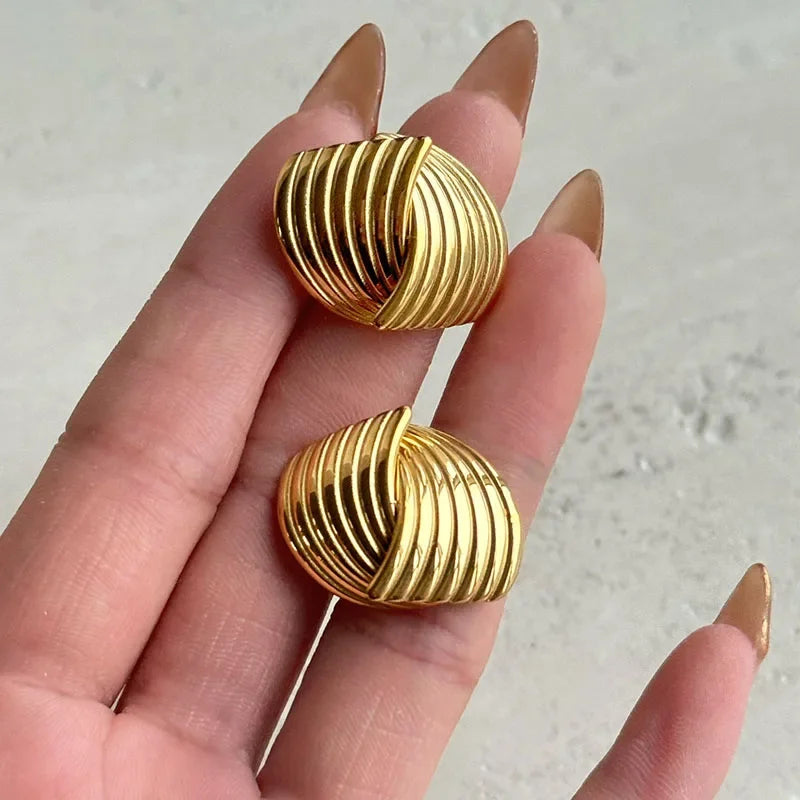 [Gaonasi]Sonia Gold Earrings