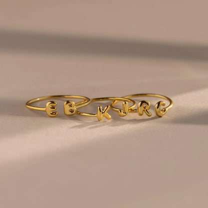 Duo Bubble Initial Ring