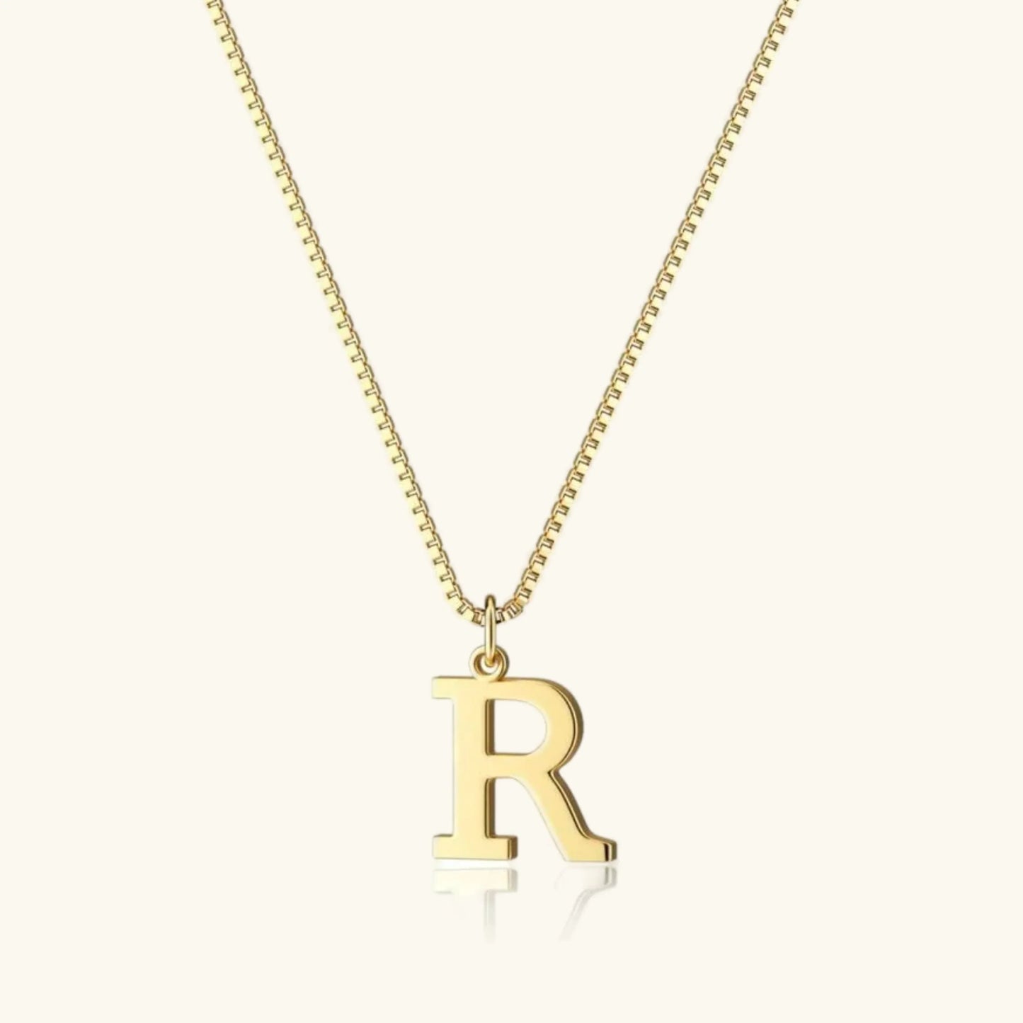 [Gaonasi]Therese Letter Initial Gold Necklace