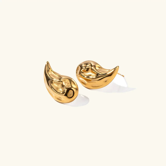 [Gaonasi]Raven Vintage Teardrop Earrings