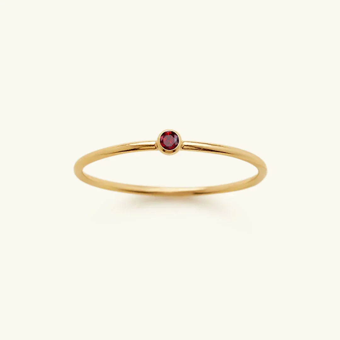 [Gaonasi]Amelia Birthstone Stacker Ring