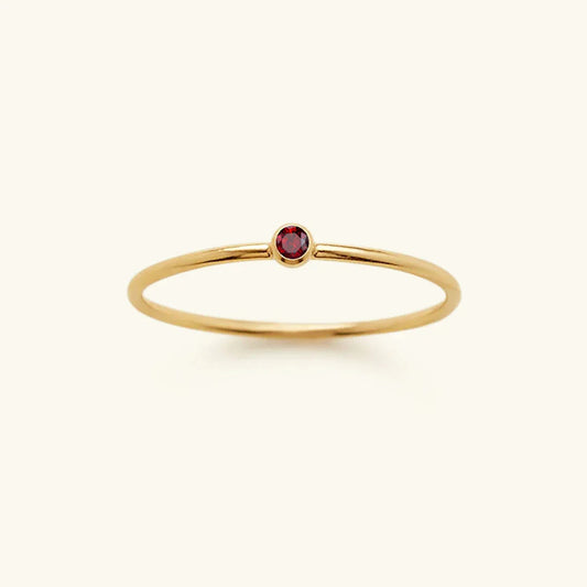 [Gaonasi]Amelia Birthstone Stacker Ring