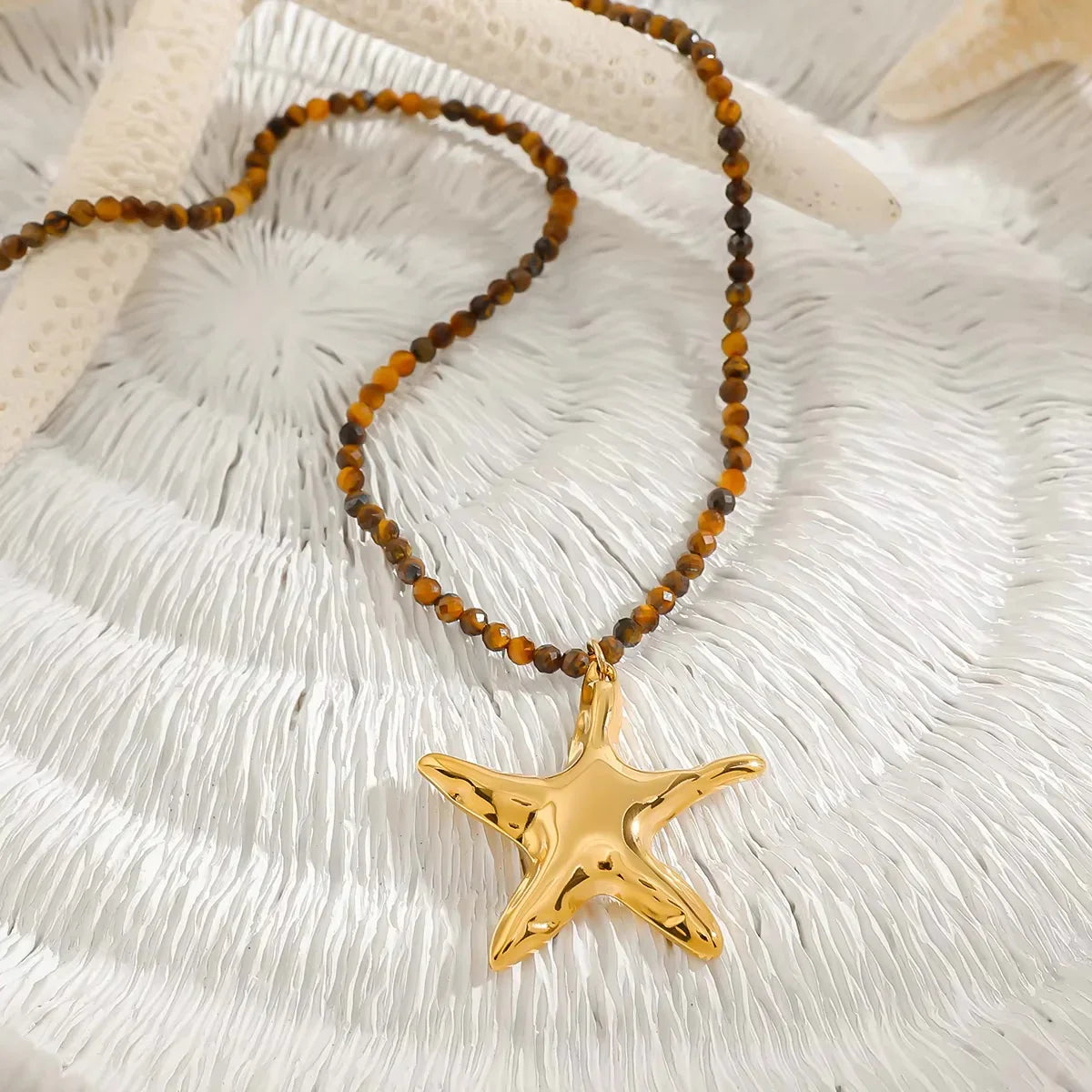 [Gaonasi]Umi Gold Starfish Pendant