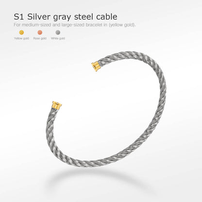 [Gaonasi]FORCE SERIES BRACELET CABLES 50 CHOICES (DIY SELECTION)