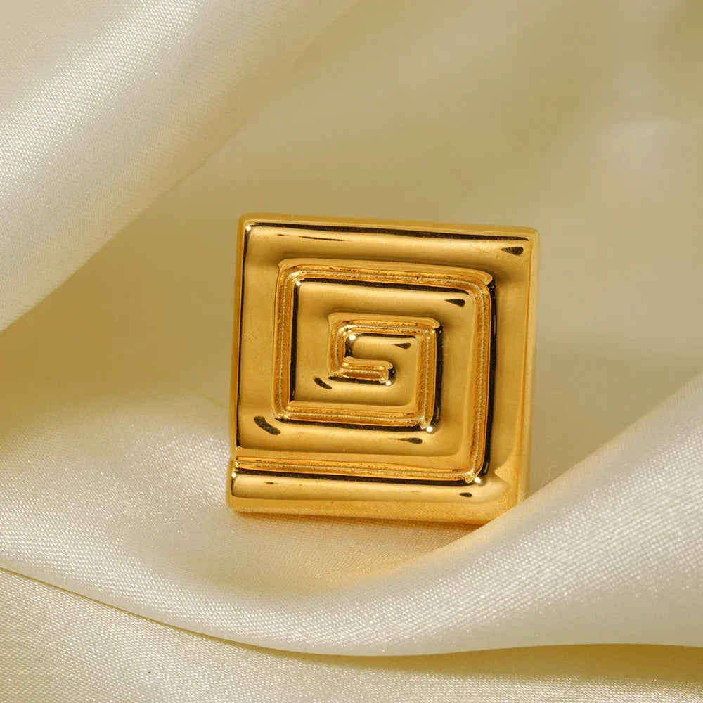 [Gaonasi]Karina Gold Earrings