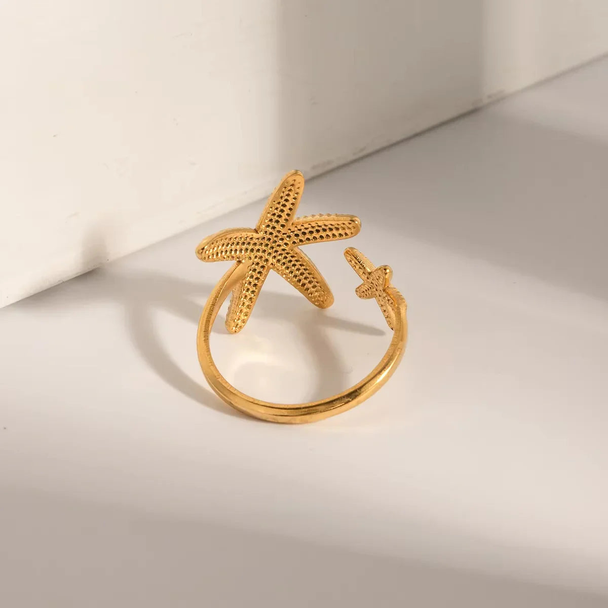 [Gaonasi]Seastar Gold Starfish Ring