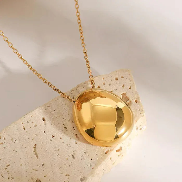 [Gaonasi]Claribel Gold Dome Necklace