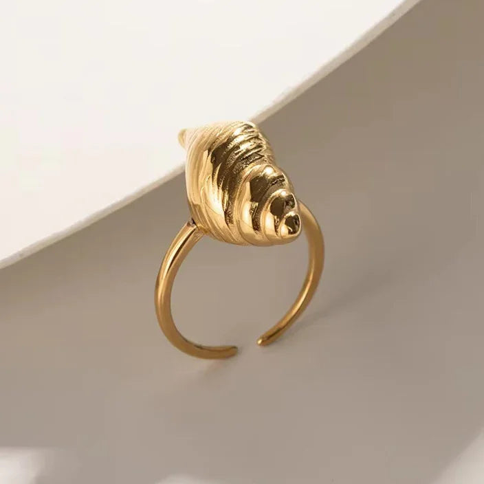 [Gaonasi]Ohana Sea Conch Gold Ring