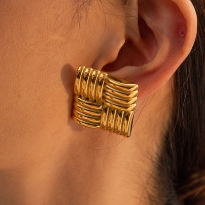[Gaonasi]Cindy Gold Earrings