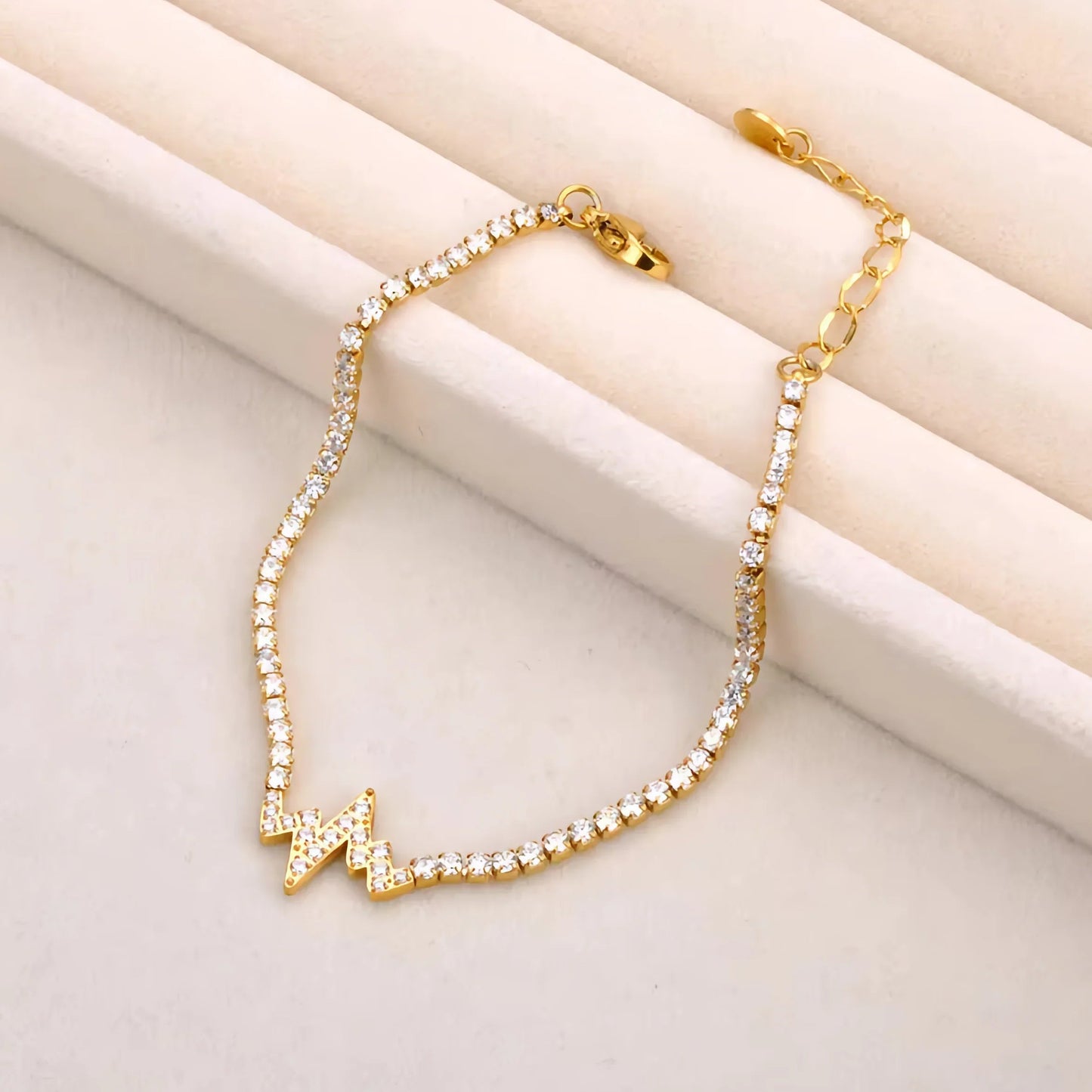 [Gaonasi]Annette Diamond Pulse Bracelet