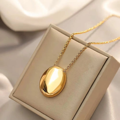 [Gaonasi]Claribel Gold Dome Necklace