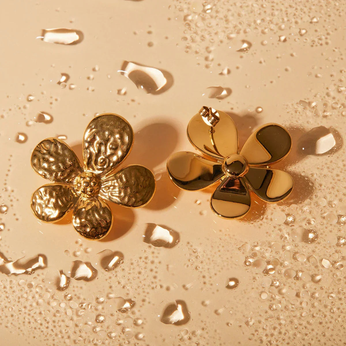[Gaonasi]Daisy Gold Earrings