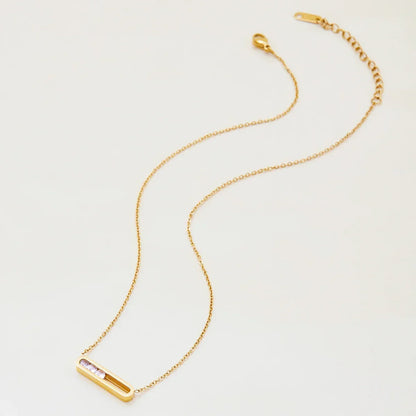 [Gaonasi]Abby Sculpted Gold Pendant